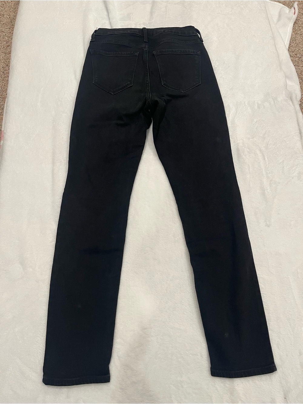 Old Navy Black High-Rise Wow Straight Jeans - Size 4 - Picture 2 of 7